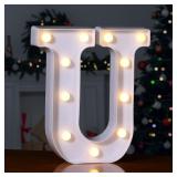 Foaky LED Letter Lights Sign Battery Lamp