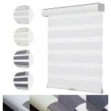 Persilux Cordless Zebra Blinds White (49.5 or 50 w
