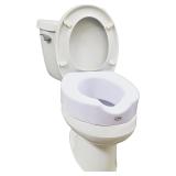 Carex Toilet Seat Riser with Quick-Lock 4'