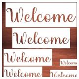Large Welcome Stencils 6-Pack for Signs