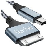 Herfair 30-Pin USB-C Charger for iPhone/iPad