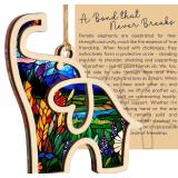 Elephant Gift: 2-Layer Acrylic Suncatcher