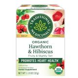 Traditional Medicinals Hawthorn & Hibiscus Tea