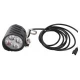 Ebike Headlight 3-Pin 36-60V, 12W Light, Cable