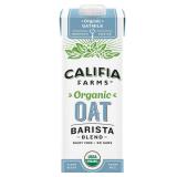 2pk Califia Farms Organic Oat Barista Milk 32 oz