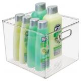 mDesign Storage Bin with Handles - Clear