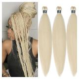 613 Blonde Braiding Hair Pre Stretched 26'