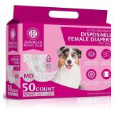 AKC Female Dog Wrap Diapers (M)