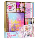 Nollh DIY Journal Kit for Girls - 200+ PCS