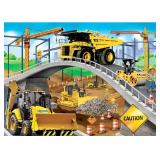 LELEMON Construction Site 100-Piece Puzzles