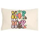 Easter Pillow Covers 12x20, Bunny Pillow Case
