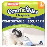 Hartz Disposable Dog Diapers, Size S 36 ct