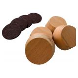 Walnut Wood Furniture Risers - 1' Height (4)