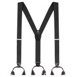 Men Suspenders: 1.4' Y-Back Elastic Ends