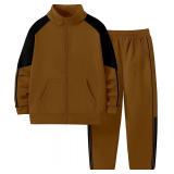 Y11/12-NECIOUS Boys Zip Up Sweatshirt + Joggers