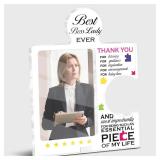POPIPU ART Boss Lady Gifts 4x6 Picture Frame