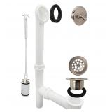 Westbrass Bath Waste & Overflow Satin Nickel