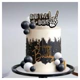 Bad to the Bone Cake Topper for 2nd Birthday