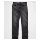 AE Stretch High-Waisted Straight Jeans, Size 6