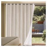 2Panels Linen Blackout Curtain 100% 52x96