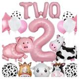 Farm Animal Theme Balloons   Mylar (2nd)