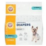 Arm & Hammer Female Dog Diapers XS, 12 Count