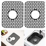Silicone Sink Protector 2-Pack Black