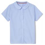 Size: 7 - French Toast Peter Pan Collar Blouse, Bl