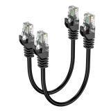 Cat6 Ethernet Cable 3' 2-Pack, RJ45 LAN Cord