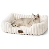 2 COZY KISS Orthopedic Pet Beds for Small Cats