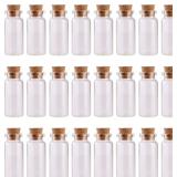 MaxMau 24Pcs 10ml Glass Bottles with Cork