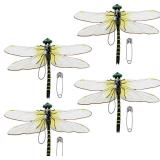 Dragonfly Clip 4Pcs Garden Stakes Decor