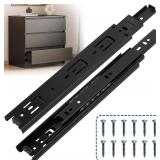 20' Drawer Slides, 2 Pcs, Side Mount, 100lb