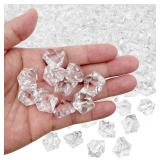 Fake Crushed Ice Cubes 250pcs 16x22mm Clear