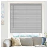 UNISHADES 1' Vinyl Cordless Blinds 21x64' Grey