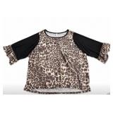 2XL LEOPARD PRINT GOOD DAY SHIRT