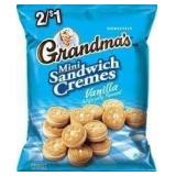 12Ct Grandma's Mini Sandwich Cremes Vanilla 2.12 O