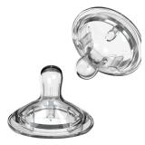 Nanobebe Nipples Baby Bottle Nipples, 2-Pack