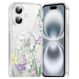 iPhone 16 6.1' Magnetic Case MagSafe Butterfly