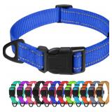 TagME Small Dog Collar, Reflective 3/4'