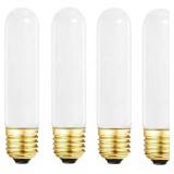 SCOMX 25W T10 Frost Incandescent Bulb, 2700K
