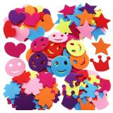 SOOKOO 150Pcs Felt Flowers for DIY Crafts