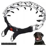Dog Prong Collar with Quick Release Buckle