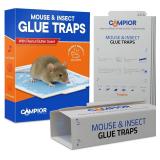 Campior Glue Traps 6 Pack - Pre-Baited