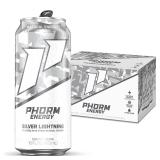 4 Pack Phorm Energy Drink - Silver Lightning 16oz