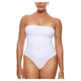 SMALL Natrelax Strapless Bodysuit Leotard
