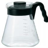 Hario V60 Glass Coffee Server, 1000ml, Black