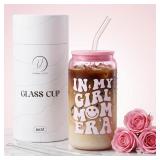 In My Girl Mom Era 16oz Cup Glass