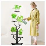Cawukege 5-Tier Indoor Plant Stand with Water