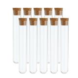 PATIKIL 10ml Test Tube Set with Wood Stopper